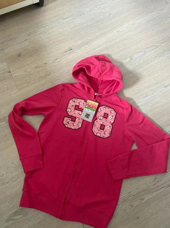Sweat à capuche gilet marque tex, taille 13 14 ans neuve