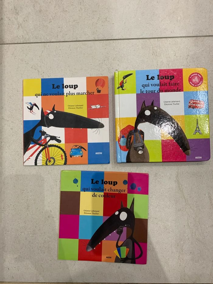 Lot 3 livres le loup - photo numéro 5