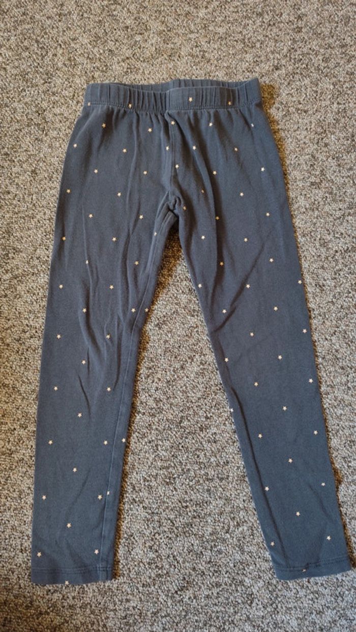 Legging 4 ans gris étoiles - photo numéro 2