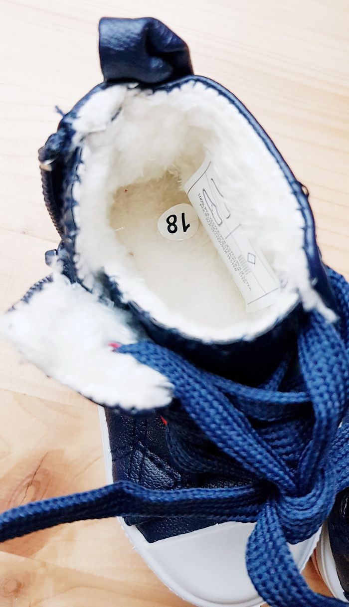 ❄ Baskets montantes fourrées - Marine - P18 ❄ - photo numéro 6