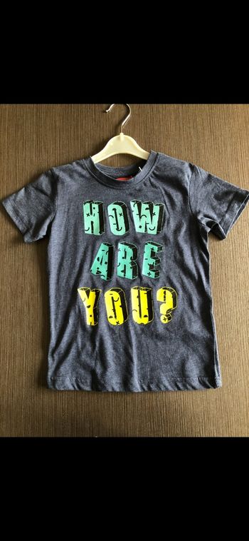 Tee shirt manches courtes tissaia 5 ans