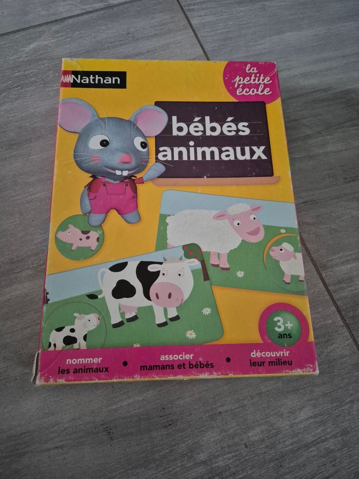 Jeux les bébés animaux Nathan