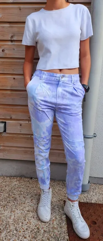 Pantalon « Don’t Call Me Jennyfer » tie & dye violet  36