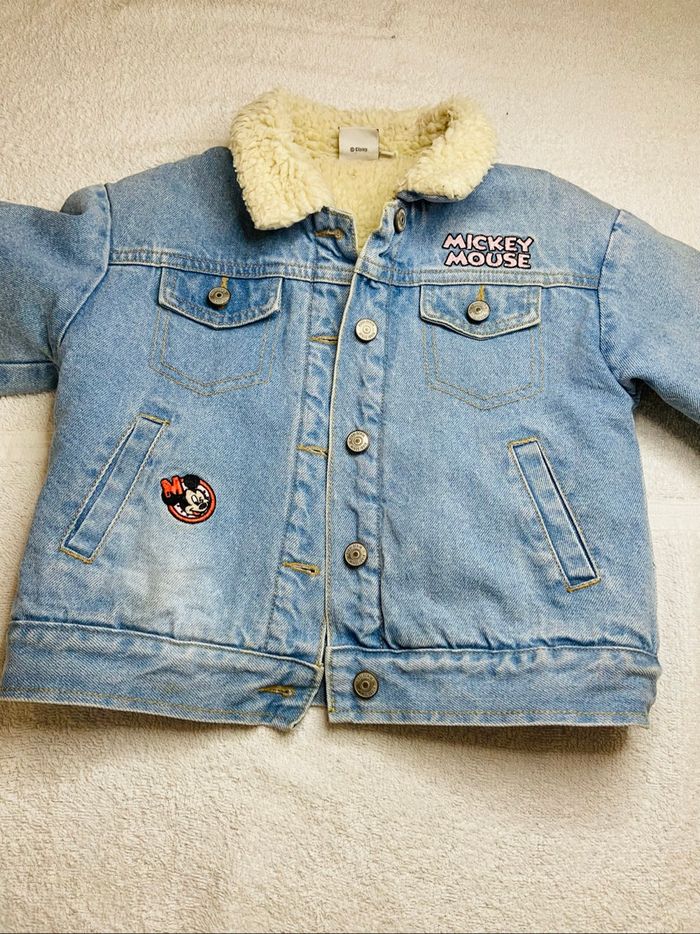 Veste en jean Mickey  taille 5 ans