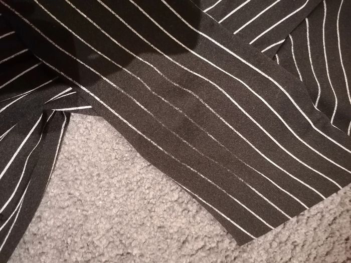 Blazer noir et blanc à rayure - photo numéro 2
