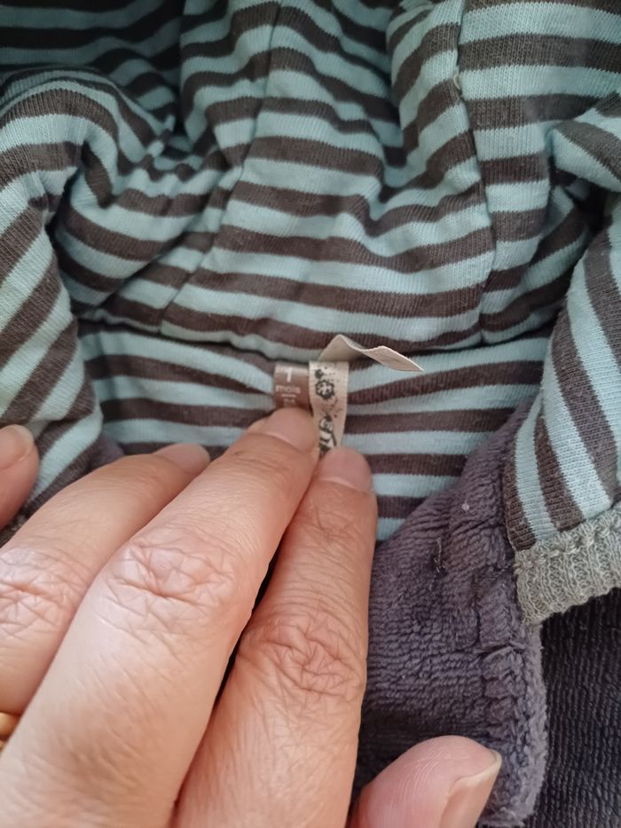 Veste molletonnée 1 mois - photo numéro 3