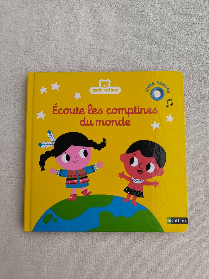Livre sonore Écoute les comptines du monde Nathan - photo numéro 2