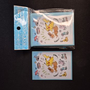 Sleeve Pokemon : Pikachu & Evoli