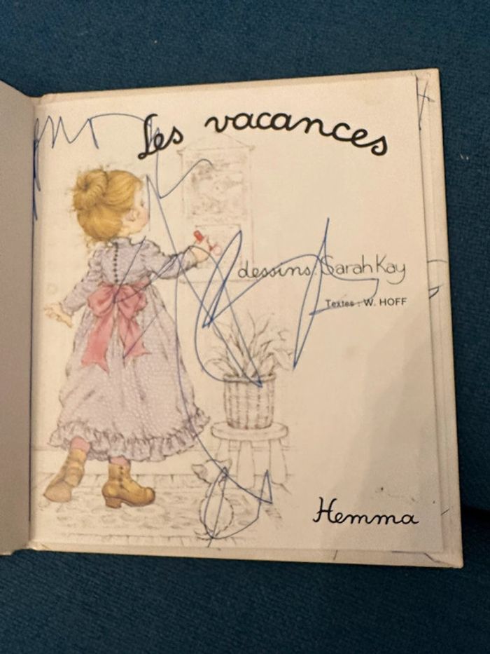 Livre album ancien vintage Les vacances Hemma Sarah Kay rêves d’enfant collection - photo numéro 5