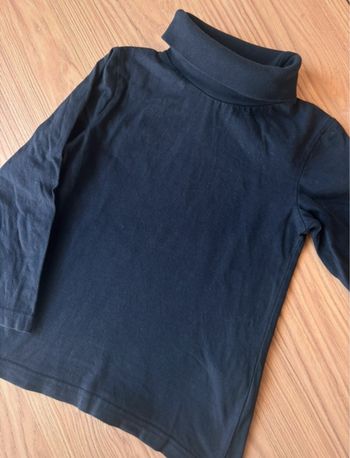 Sous pull bleu marine TAO garçon 5 ans