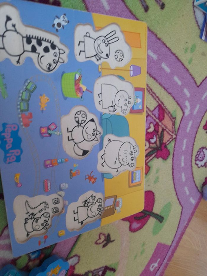 Puzzle en bois peppa pig - photo numéro 6