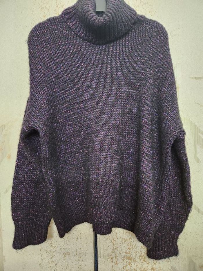 gros pull col roule