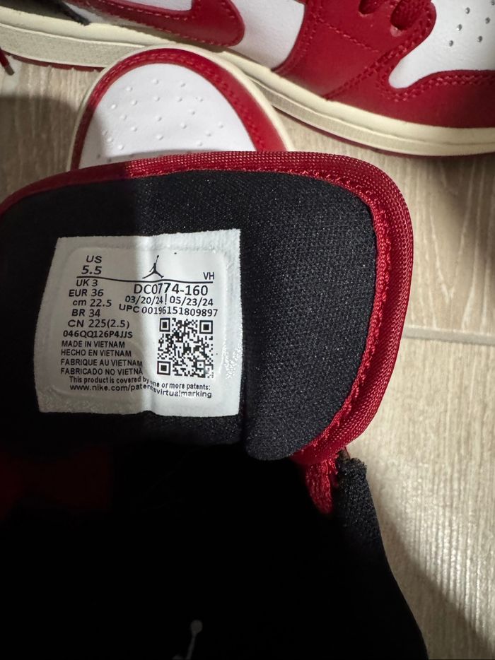 Basket nike air Jordan 1 Low taille36 - photo numéro 5