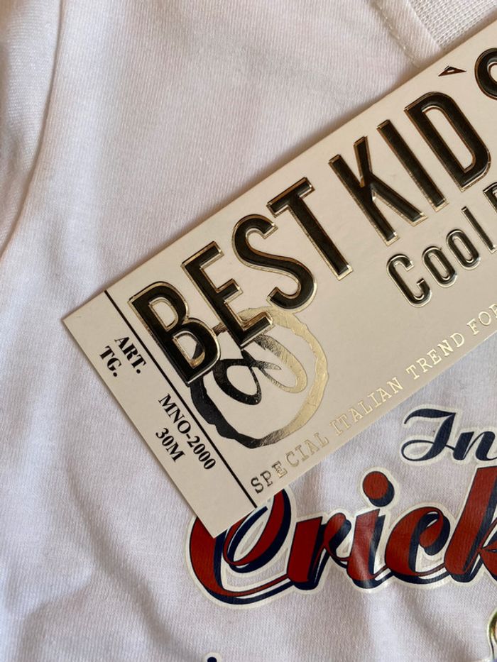 Beau T-shirt ML T. 30 mois/2 ans et demi mixte neuf avec étiquette - photo numéro 5