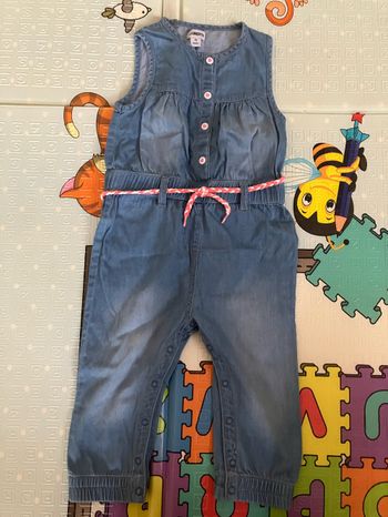 Vend combinaison en jean Liberto taille 18 mois