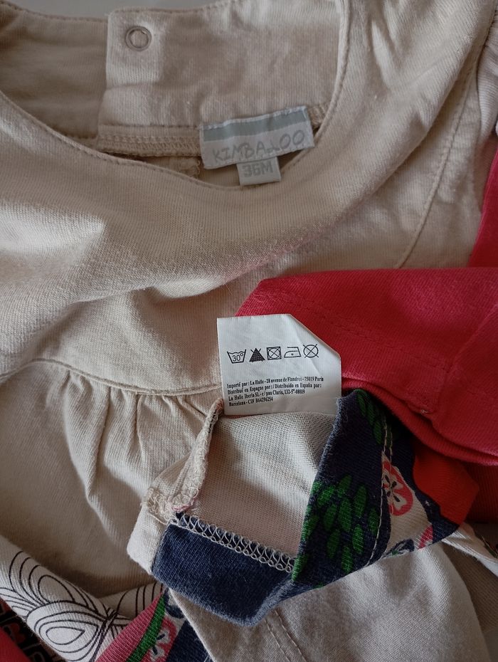 Ensemble pantacourt/pantalon jeans et tee-shirt manches . 36 mois/3 ans. Kimbaloo . Très bon état. - photo numéro 10