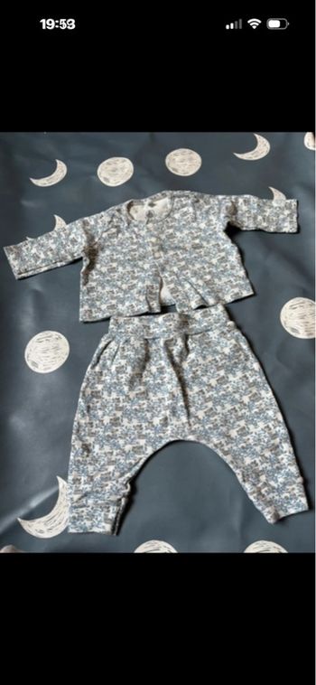 Ensemble petit bateau 3mois 
