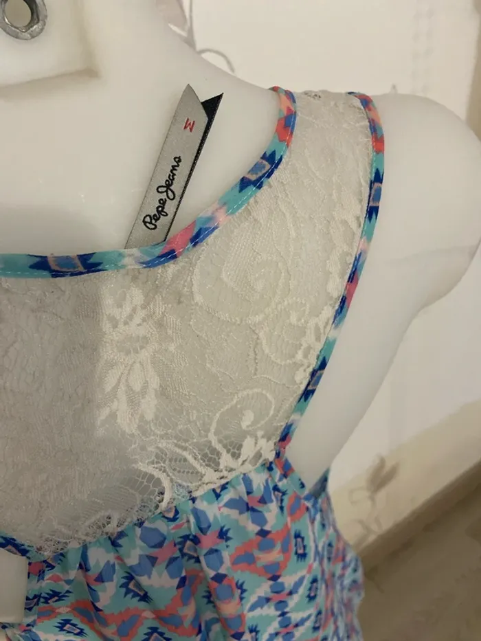 Débardeur dentelle Pepe Jeans Taille M - photo numéro 4