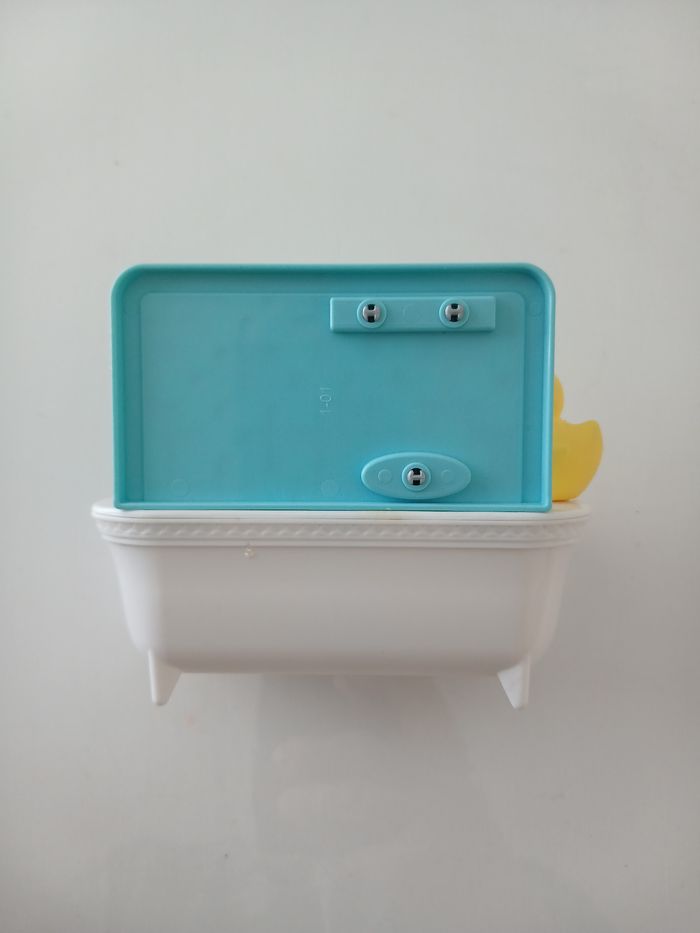 Mini Baignoire de Poupée avec Petit Canard Jaune - photo numéro 3