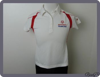 Polo Champion Team USA Olympics Brodé taille S