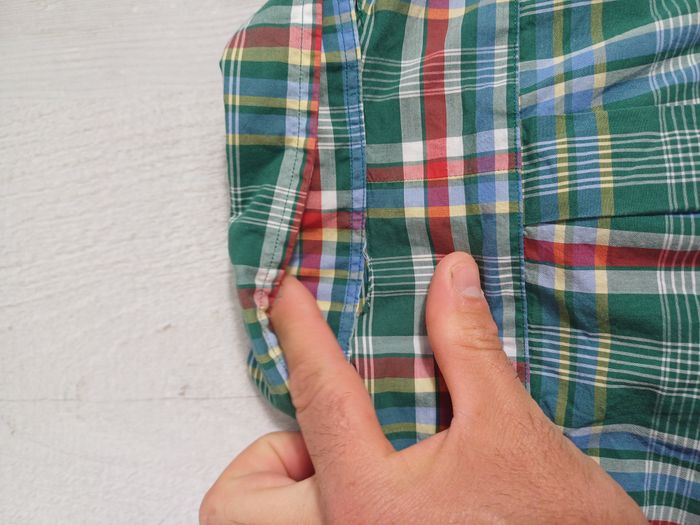 Chemise Ralph Laurent Custom Fit manche Longue / Taille L / Carreaux multicolore / Parfait état - photo numéro 7
