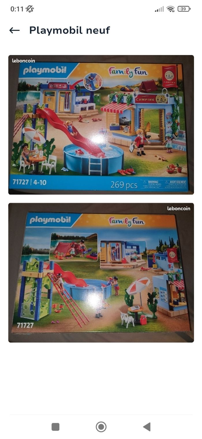 Playmobil neuf