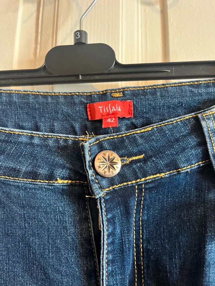 Jeans tissaia délavé taille 38 - photo numéro 4