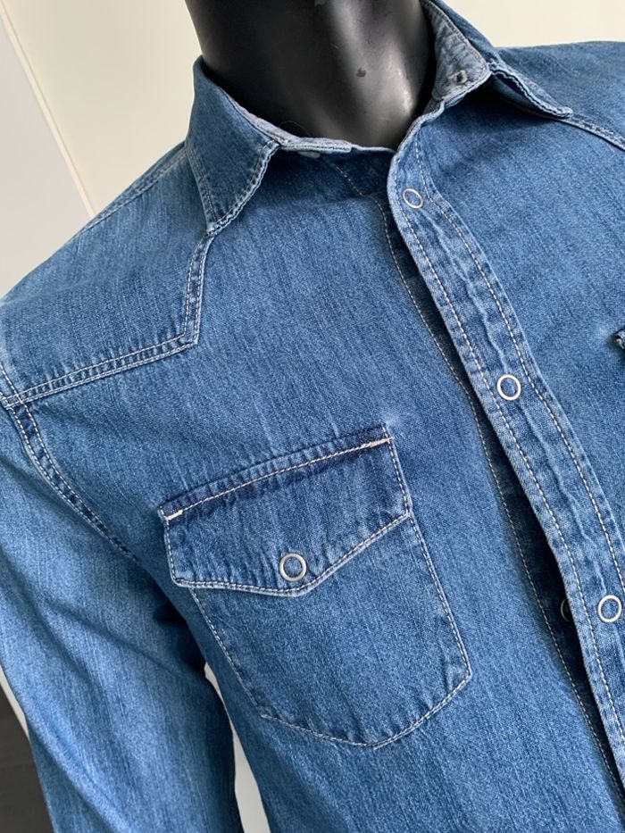 Chemise en jean - Zara - taille S - photo numéro 4