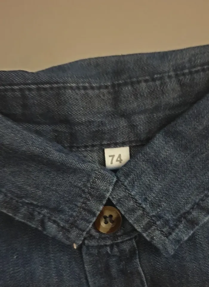 Chemise manche courte garçon 9 mois - photo numéro 4