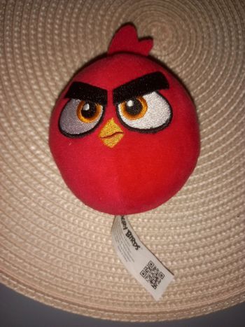 2e petite peluche angry birds rouge