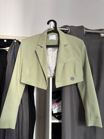 Blazer court Bershka