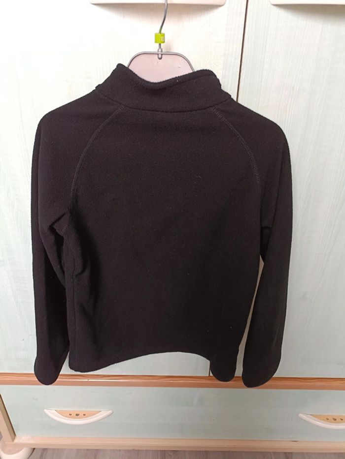Sweat polaire à fermeture noir - photo numéro 2