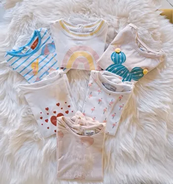 Lot de 6 tops