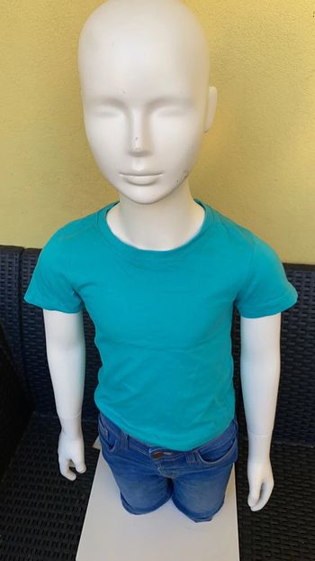 Tee-shirts unis turquoise vert