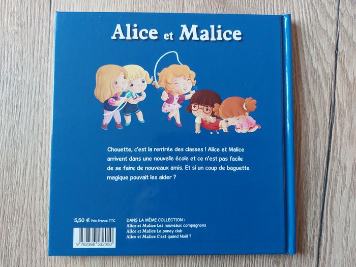 Livre jeunesse "Alice et Malice La nouvelle école" Sandrine Lamour - photo numéro 2