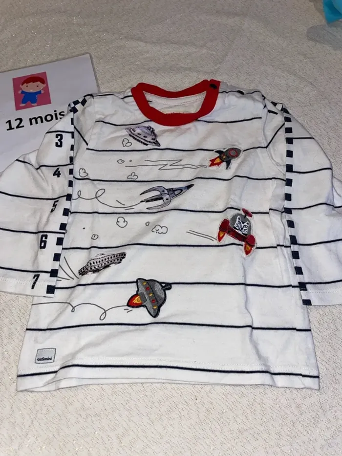 Tee shirt catimini 12 mois - photo numéro 2