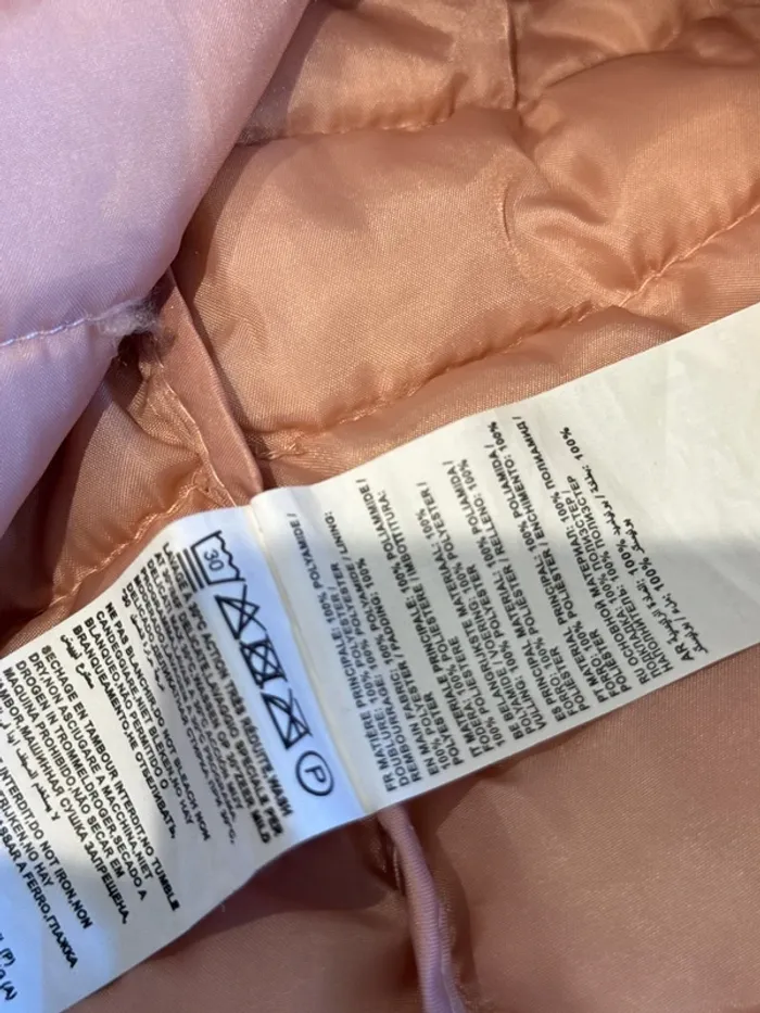 Veste matelassée femme rose - photo numéro 5