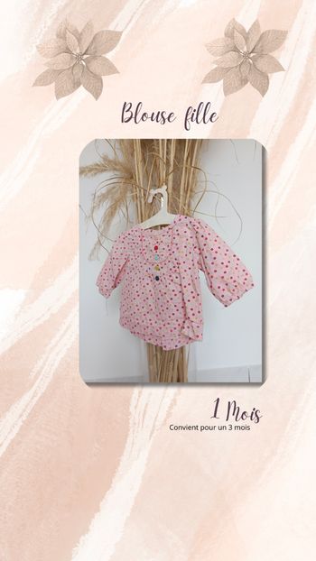 Blouse bébé fille