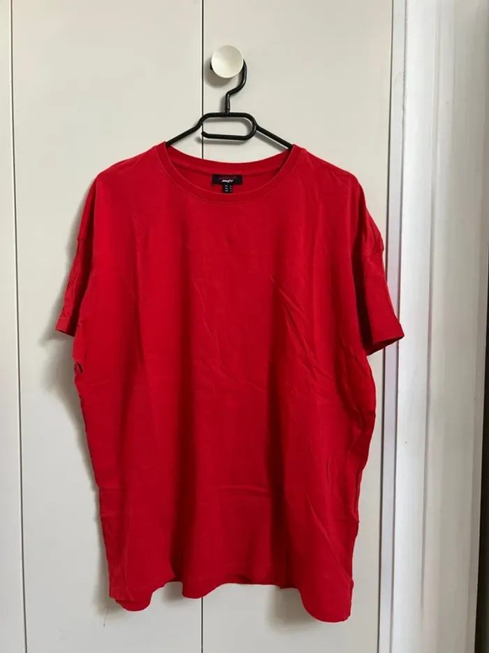 T shirt rouge Jennyfer