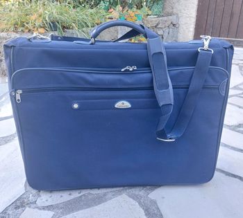 Valise souple Samsonite bleue