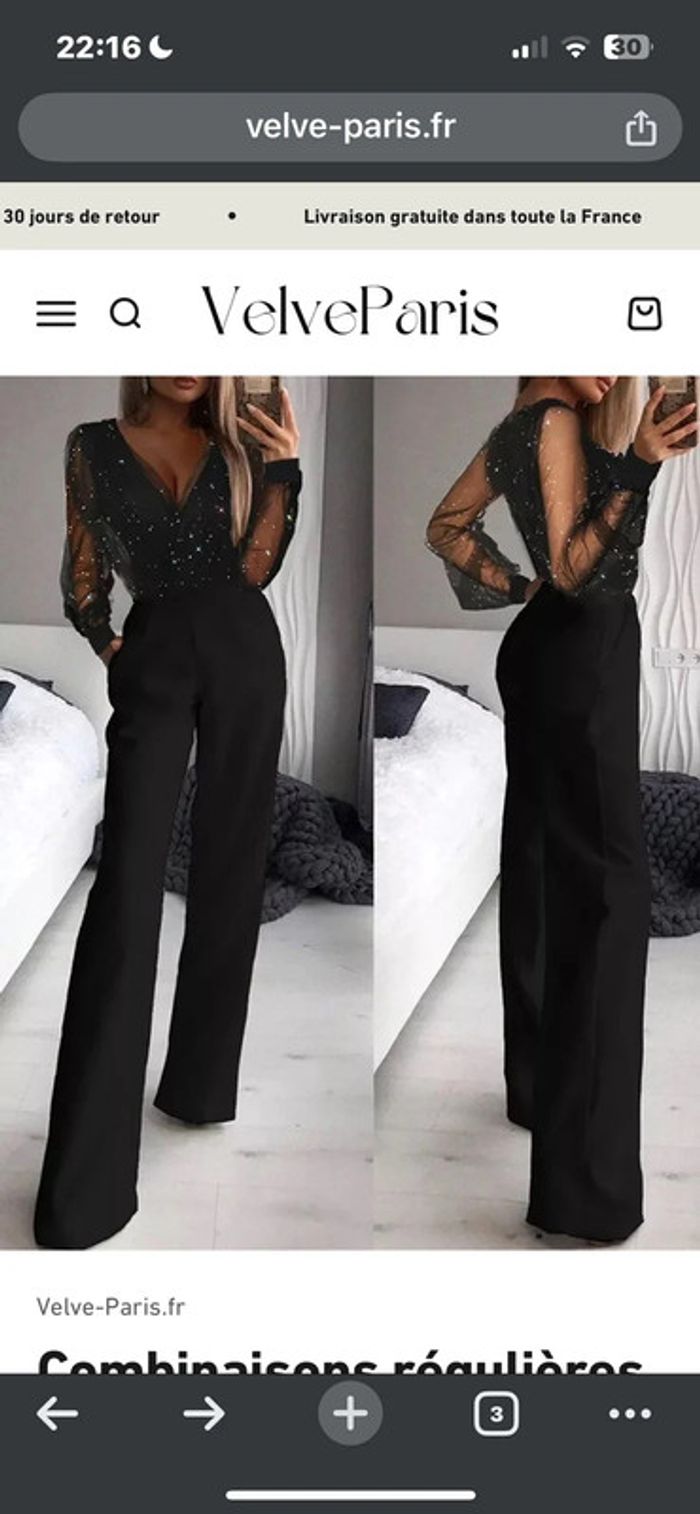 Combinaison légère chic taille M neuve - photo numéro 4