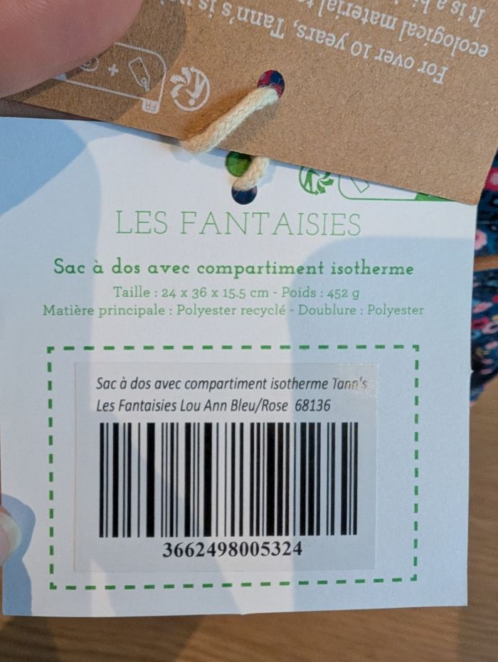 Sac à dos Tann's - photo numéro 5