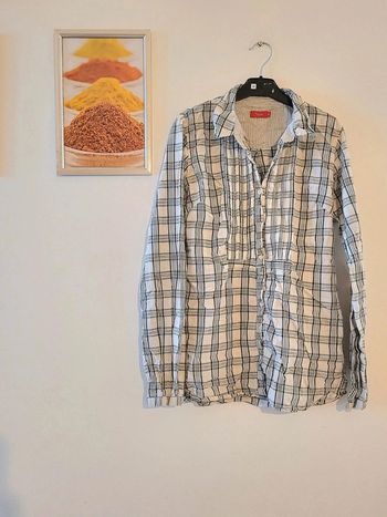 Chemisier à carreaux