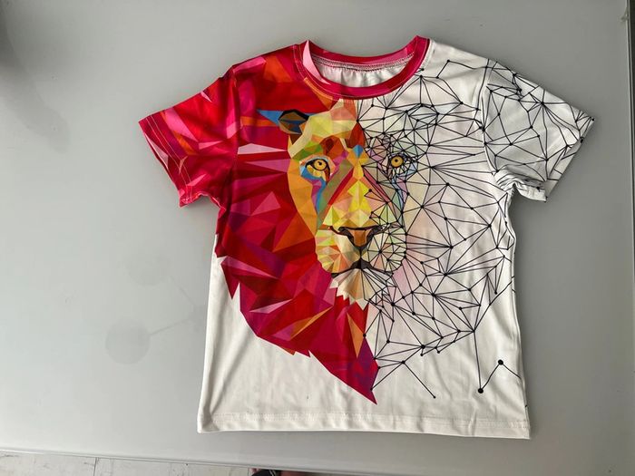 t shirt lion shein - photo numéro 2