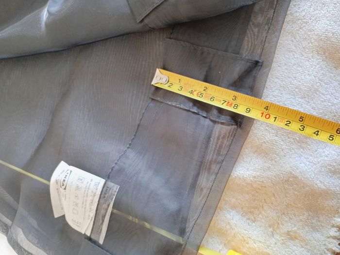 2 Rideaux Voilage noirs Ikea - photo numéro 5