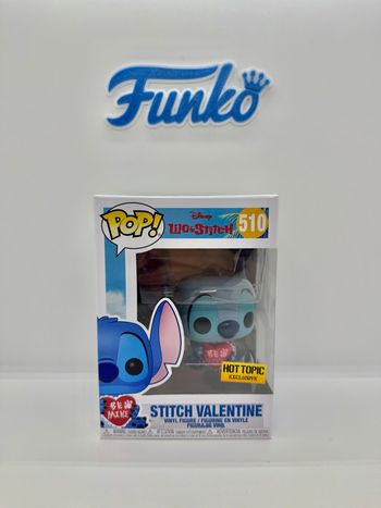 Funko Pop Disney Stitch Valentine 510 Hot Topic 🇺🇸