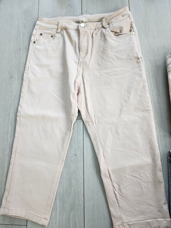 Lot 3 jeans et pantacourts taille 38 Camaïeu XMAX - photo numéro 2