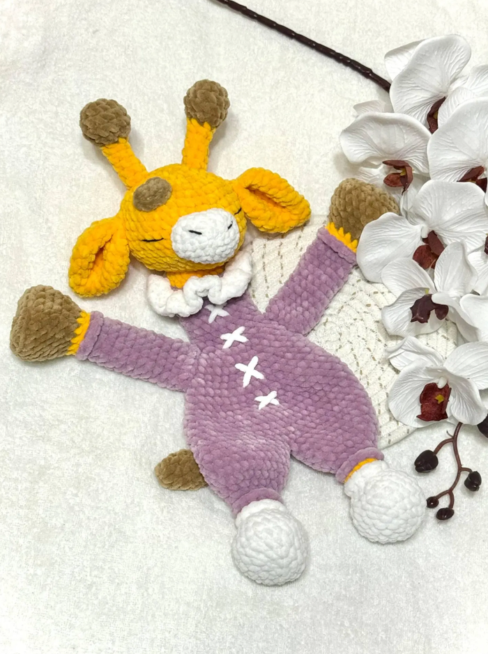 🦒✨ Doudou girafe au crochet 🧶💛