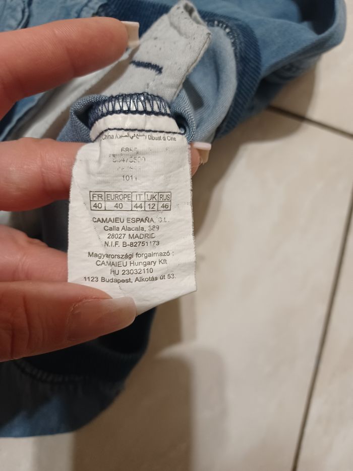 Veste en jean légère Camaïeu - photo numéro 4