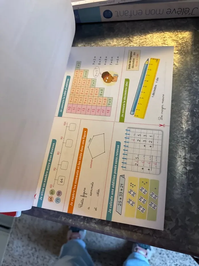 Livre vivre les maths CE1 + mémo maths CE1 - photo numéro 4